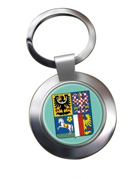 Moravian-Silesian Region Metal Key Ring