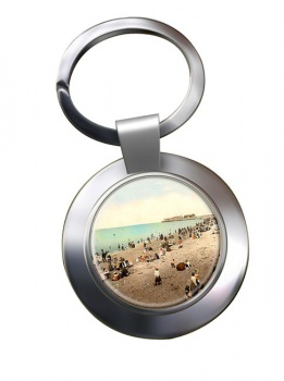 Morecambe Sands Chrome Key Ring