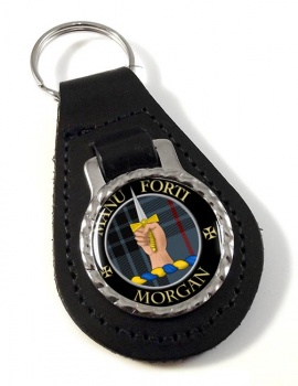 Morgan Scottish Clan Leather Key Fob