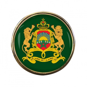 Morocco Round Pin Badge