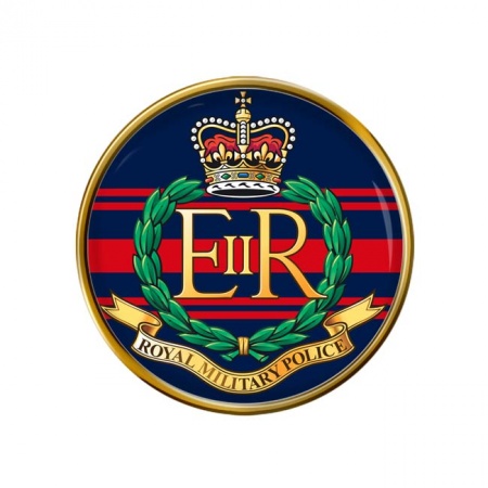 MP Corps of Royal Military Police ER (British Army) Round Pin Badge
