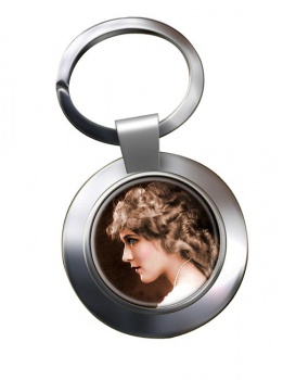 Mary Pickford Chrome Key Ring