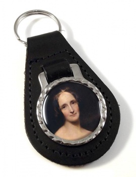 Mary Shelley Leather Key Fob
