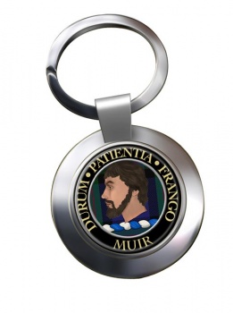 Muir Scottish Clan Chrome Key Ring
