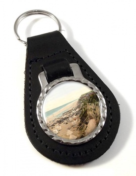 Mundesley on Sea Leather Key Fob