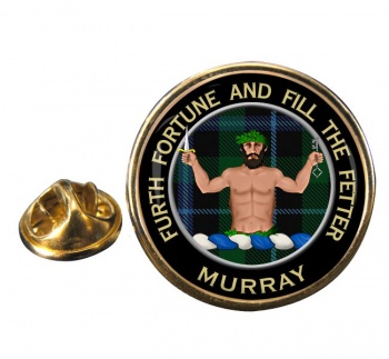 Murray (Savage) Scottish Clan Round Pin Badge