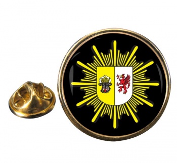 Polizei Mecklenburg-Vorpommern Round Pin Badge