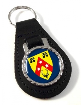 Nairnshire (Scotland) Leather Key Fob