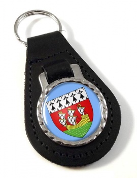 Nantes (France) Leather Key Fob