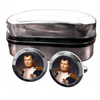 Napoleon Bonaparte 1812 Round Cufflinks