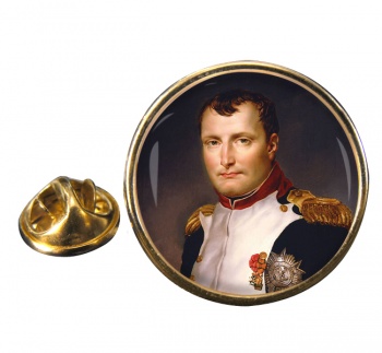 Napoleon Bonaparte 1812 Round Pin Badge