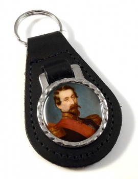 Napoleon III Leather Key Fob