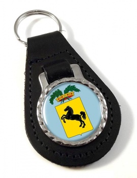 Napoli (Italy) Leather Key Fob