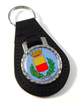 Comune di Napoli (Italy) Leather Key Fob