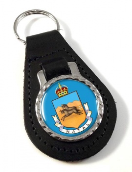 Colony of Natal (South Africa) Leather Key Fob