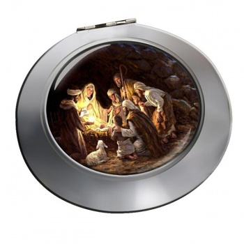 The Nativity Chrome Mirror