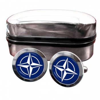 NATO Round Cufflinks