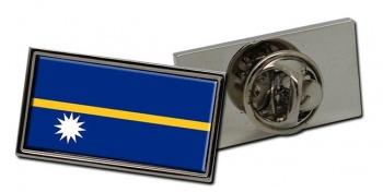 Nauru Flag Pin Badge
