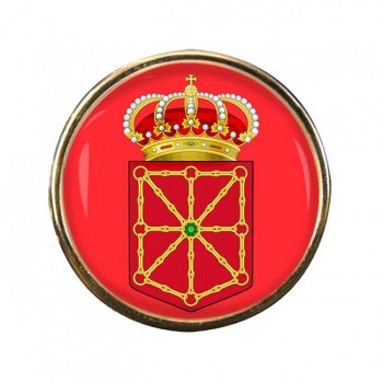 Navarre Navarra (Spin) Round Pin Badge