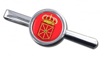 Navarre Navarra (Spin) Round Tie Clip