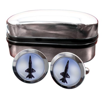 North American X-15 Round Cufflinks