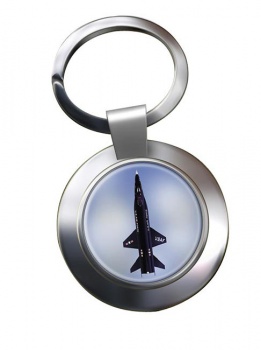 North American X-15 Chrome Key Ring