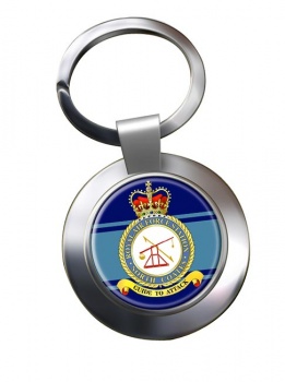 RAF Station North Coates Chrome Key Ring