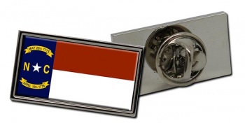 North Carolina Flag Pin Badge