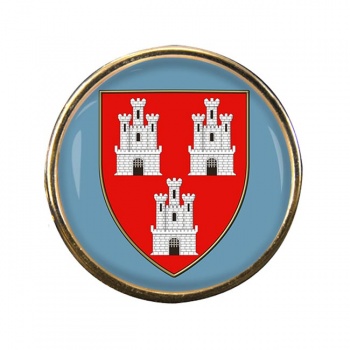 Newcastle upon Tyne (England) Round Pin Badge