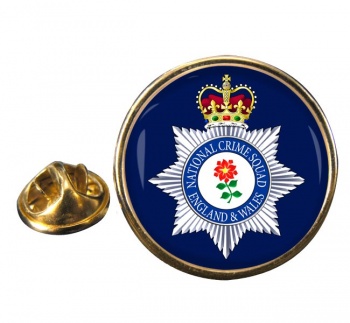 National Crime Squad Round Pin Badge