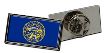 Nebraska Flag Pin Badge