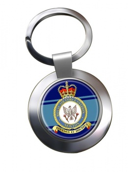 RAF Station Newton Chrome Key Ring