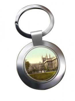 New College Oxford Chrome Key Ring