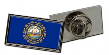 New Hampshire Flag Pin Badge
