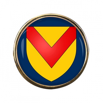 Newport Gwent Round Pin Badge
