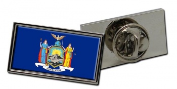 New York Flag Pin Badge