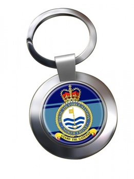 RAF Station North Front Chrome Key Ring