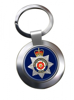 Northamptonshire Police Chrome Key Ring