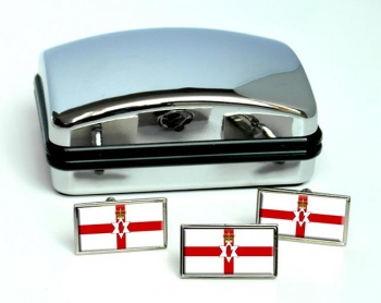 Northern Ireland Flag Cufflink and Tie Pin Set