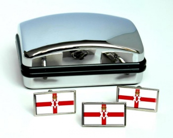 Northern Ireland Flag Cufflink and Tie Pin Set