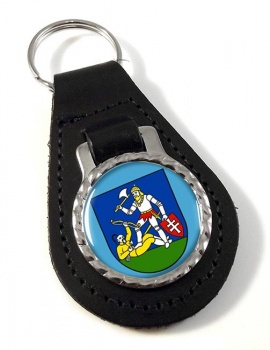 Nitra Nitriansky kraj Leather Key Fob