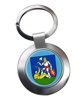 Nitra Nitriansky kraj Metal Key Ring