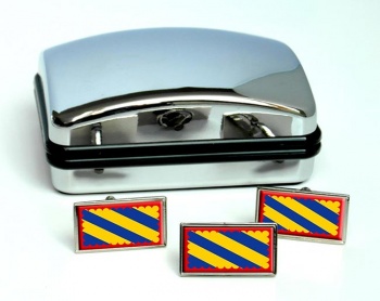 Nivernais (France) Flag Cufflink and Tie Pin Set