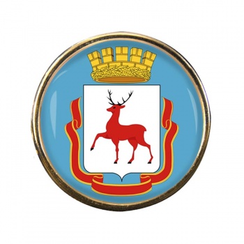 Nizhny Novgorod Round Pin Badge