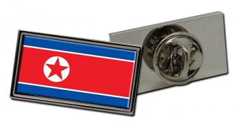 North Korea Flag Pin Badge