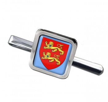 Normandie (France) Square Tie Clip