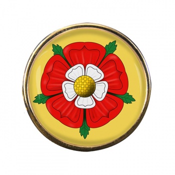 Northants Rose Round Pin Badge