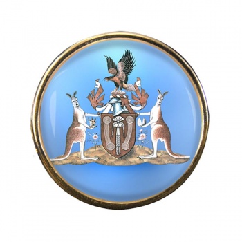 Northern Territory Australia Round Pin Badge