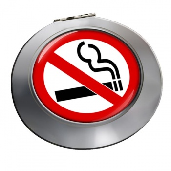 No Smoking Chrome Mirror