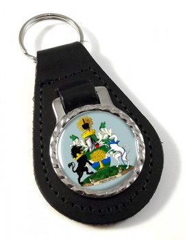 Nottinghamshire (England) Leather Key Fob